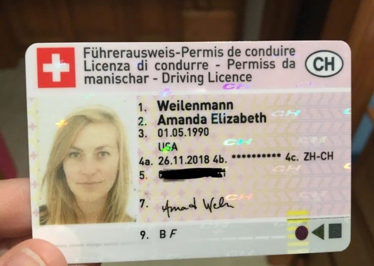 SWISS-DRIVER-LICENSE SWISS-DRIVER-LICENSE